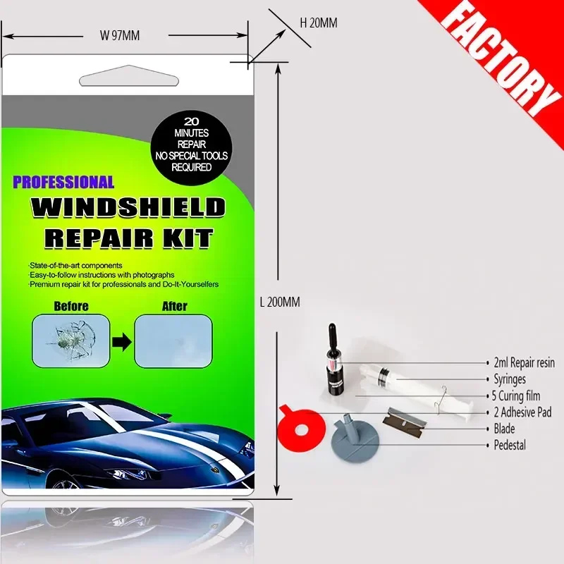 DIY Car Windshield Repair Kit Auto Glass Windscreen Repair Tools Windscreen Repair Kit