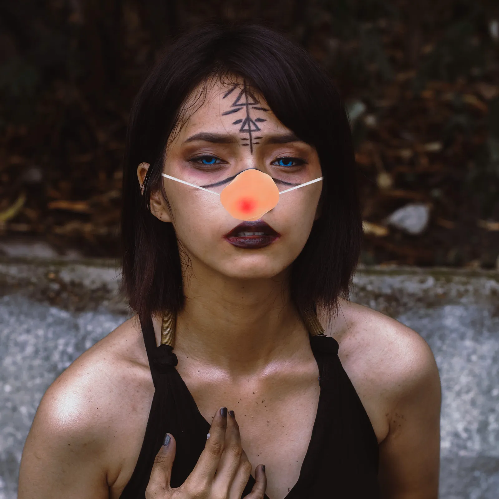 

5Pcs Simulation Witch Nose Halloween Decoration Props Vinyl Artificial Cosplay Accessory Fake Witch Nose Props