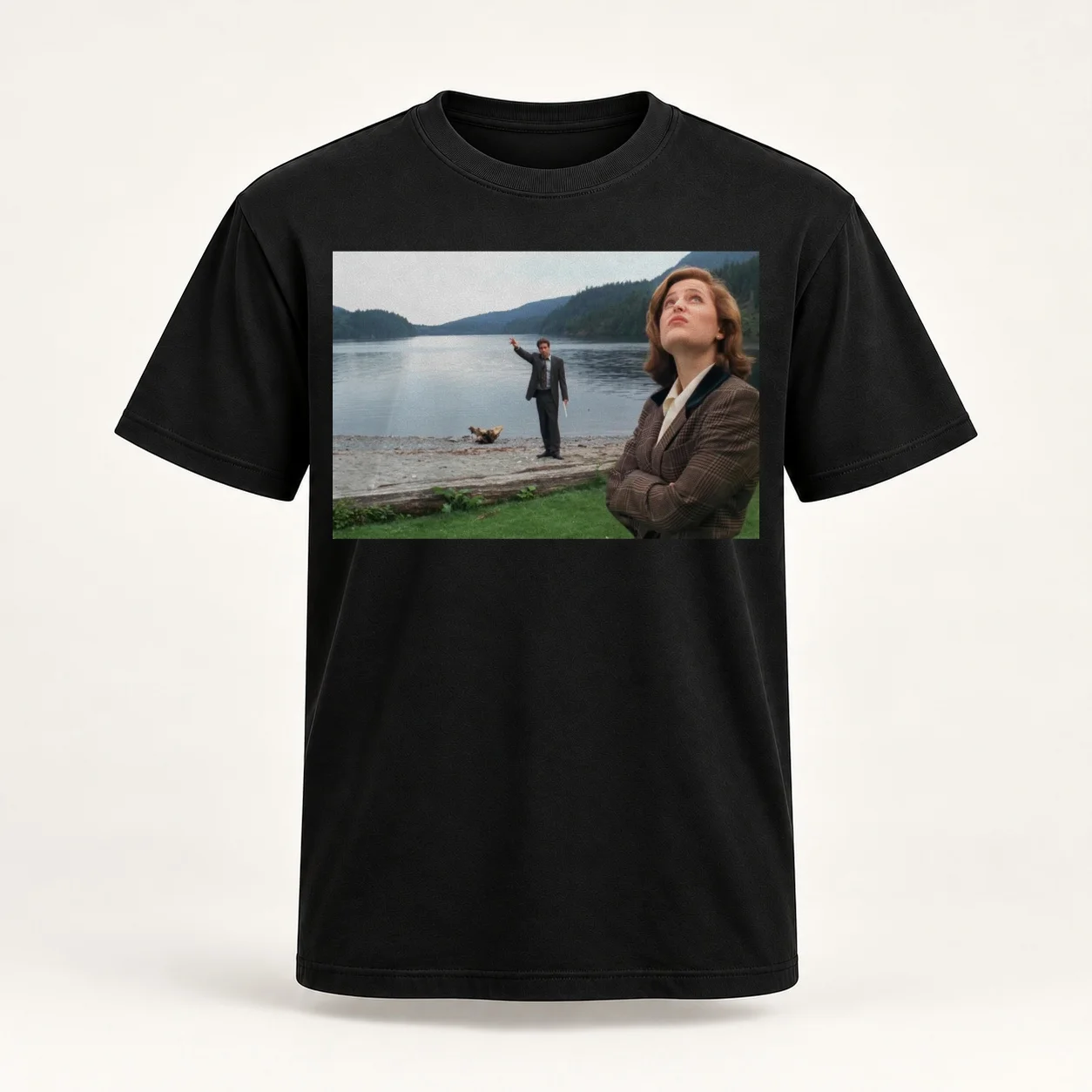 Mulder and Scully - The X-Files T-Shirt t shirt man casual anime t shirts for man t shirts for man slim fit T-Shirt