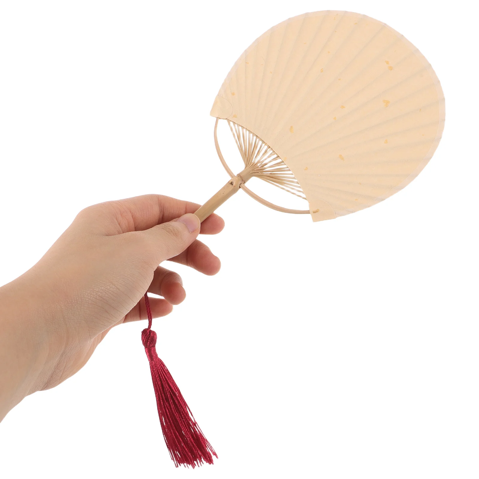 

Handmade Bamboo Graffiti Small Mini with Tassel Portable for Party Bridal Decoration DIY Craft Ornament Travel Summer Hand