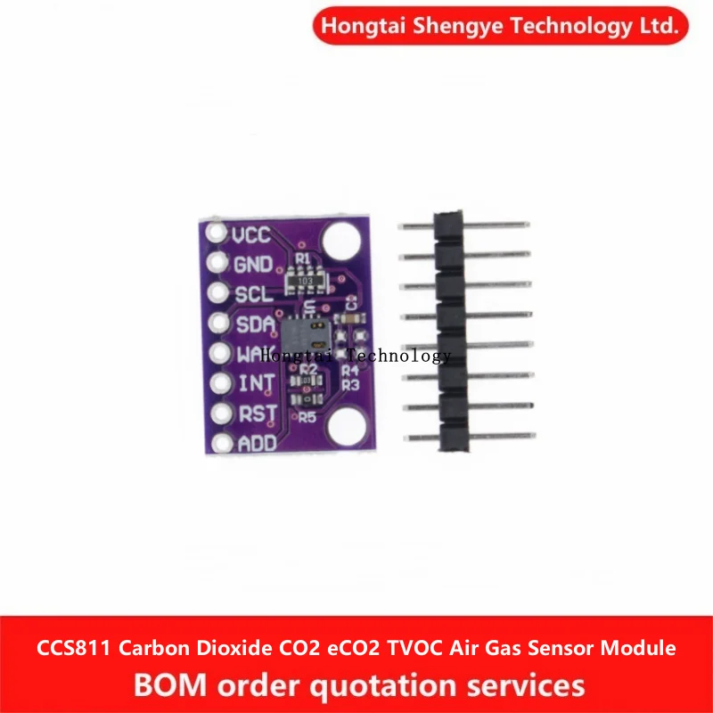 CCS811 Carbon Dioxide CO2 eCO2 TVOC Air Gas Sensor Module