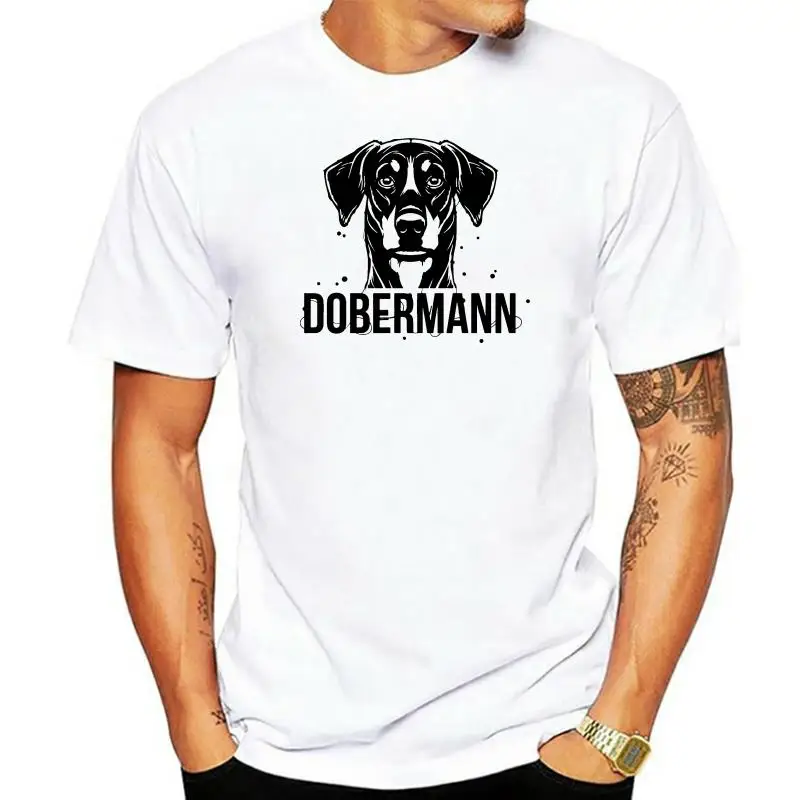 For Men Dobermann Tee Stylish Tee O-neck Big Size T-shirt