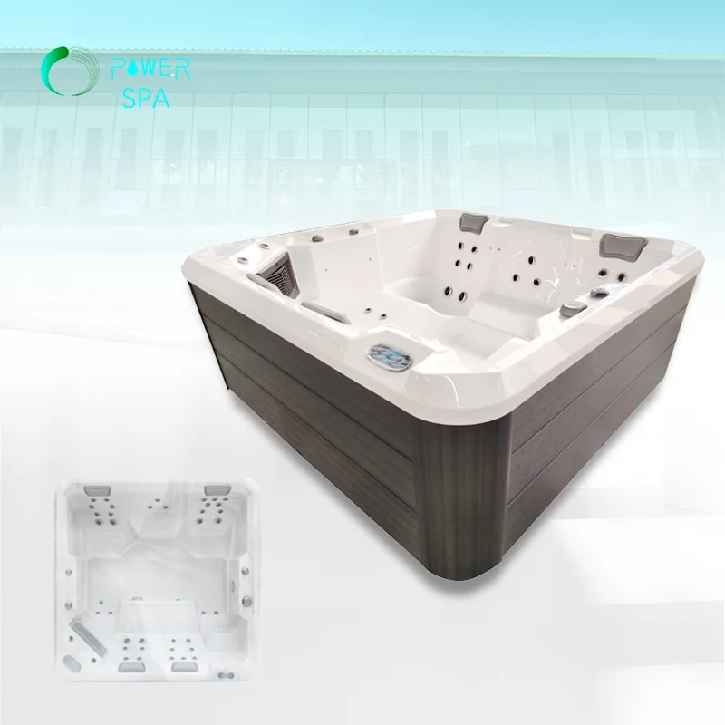 Personalized Spa Tubs 5 People Customized with Bluetooth Audio Hot Tub Spa Outdoor