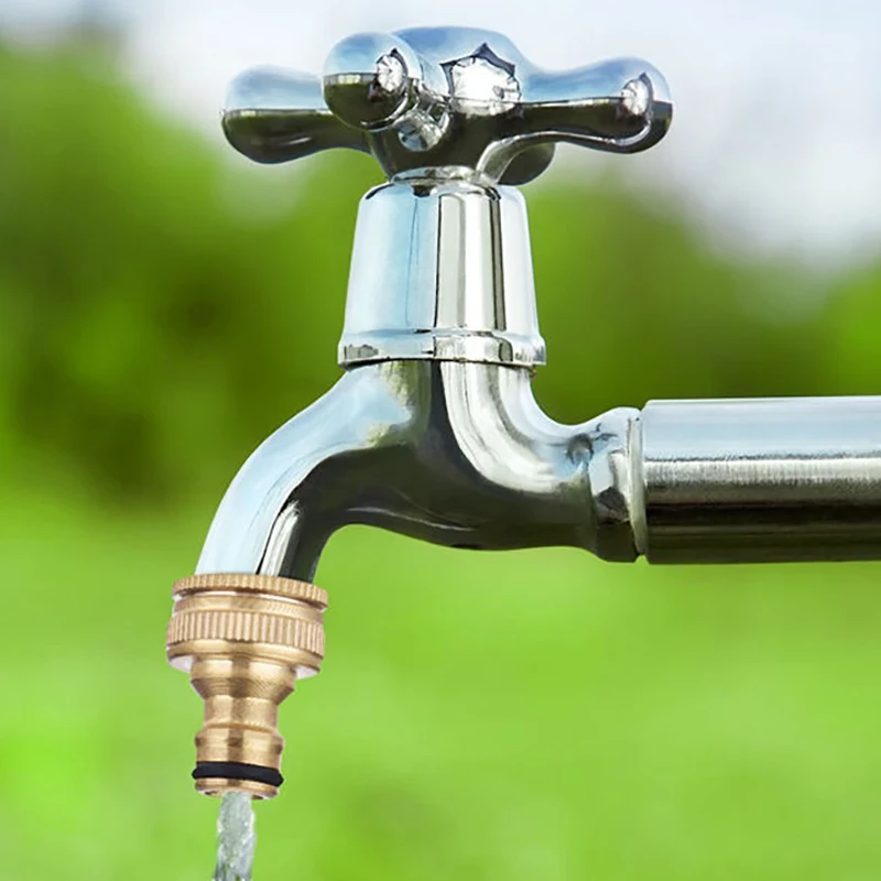 5/1pcs Messing Wasserhahn Anschluss Garten Bewässerungs schlauch Wasser Düse Anschluss Adapter Universal Küche Bad Wasserhahn Anschluss
