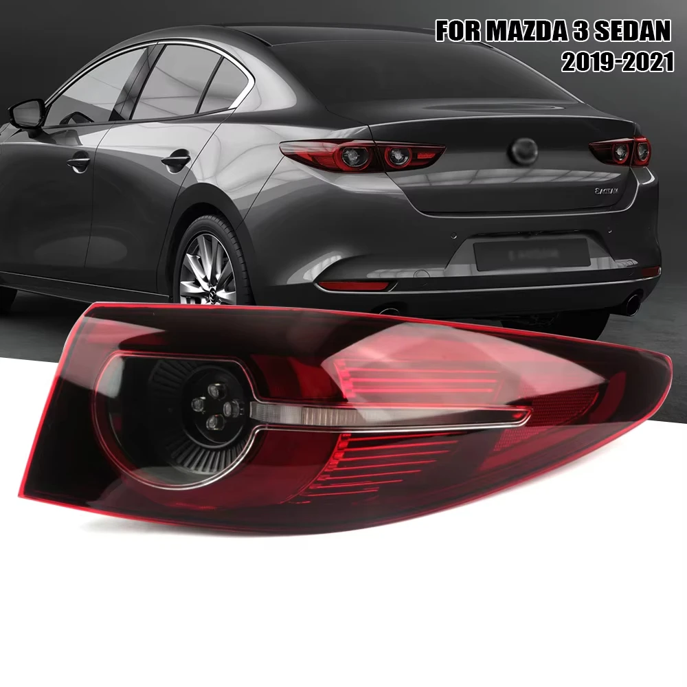 

Left/Right Side Tail Lamp FOR Mazda 3 Sedan 2019 2020 2021 Rear Tail Light Brake Lamp with