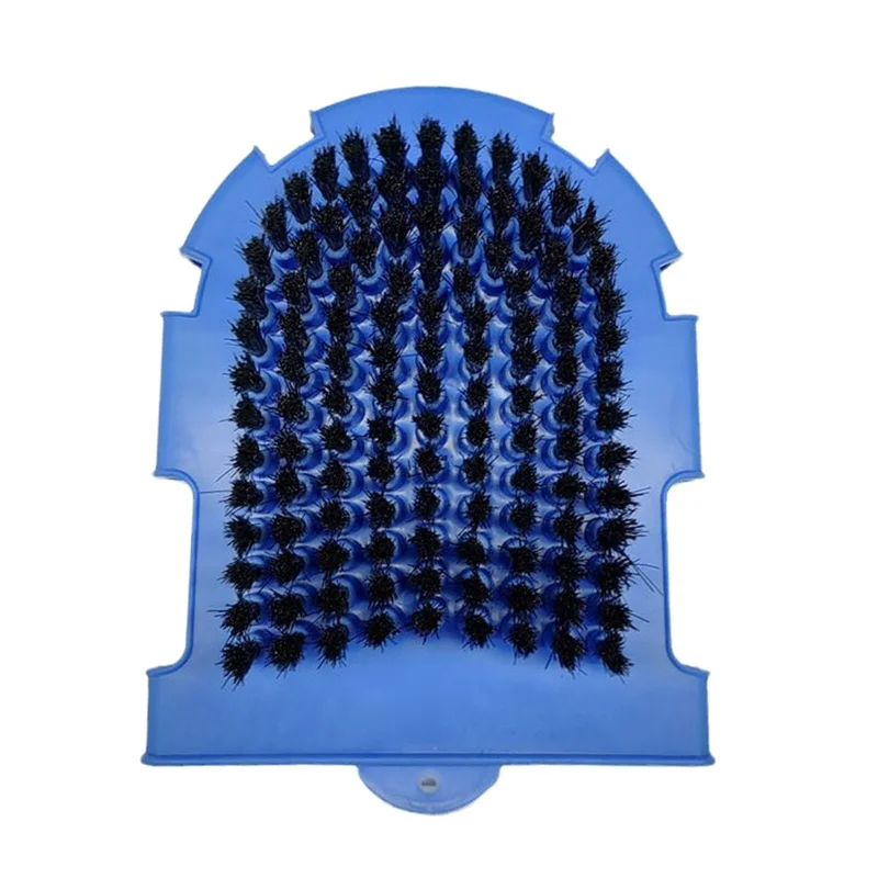 B97A-cepillos de caballo para el cuidado, cerdas densas, cepillo de lavado de caballos de mano, herramienta de aseo versátil para lavado de baño