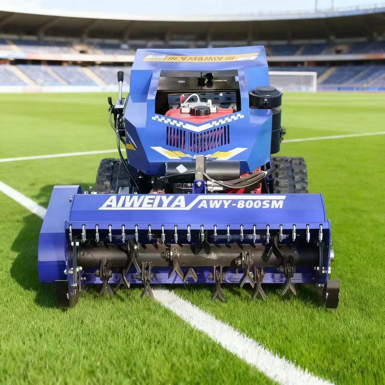 تخصيص العشب القص الأخضر صيانة الفضاء جولف دورة flail جزازة المسار التحكم عن بعد جزازات العشب