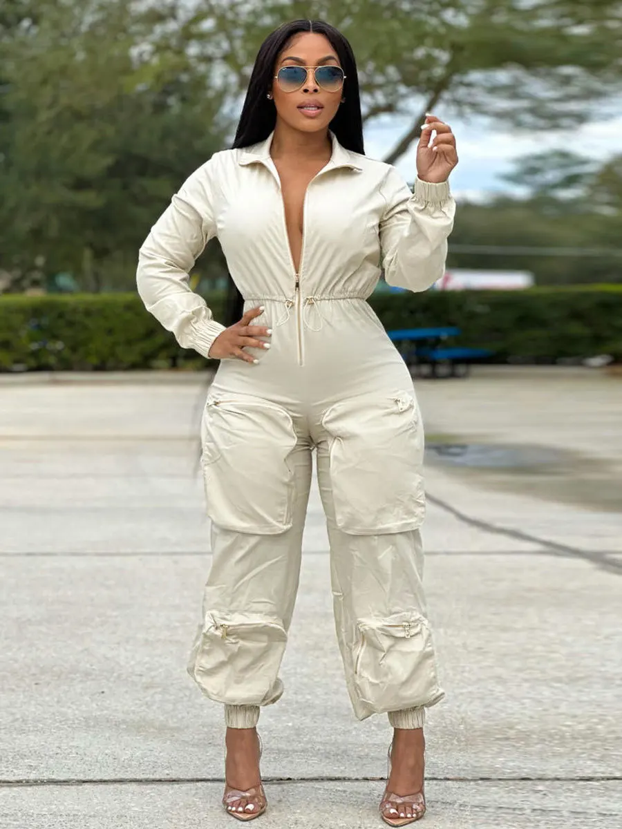 

Брюки с высокой талией, повседневные, с застежкой-молнией на талии, рабочие, длинные, из смесового полиэстера, удобные, с широкими штанинами