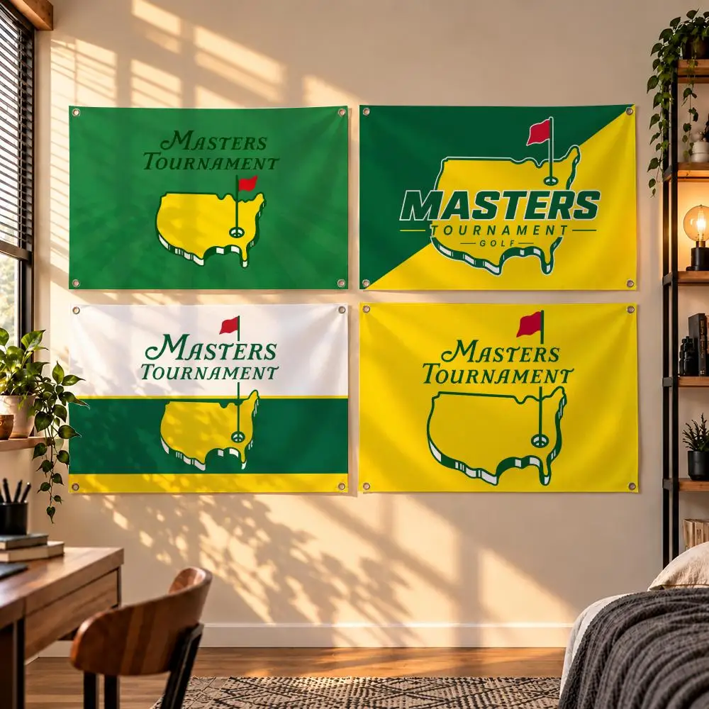 Prestigious Professional Sporting Event Masters Tournament Golf Flags Indoor Outdoor Wall Hanging Flag Decor Banner Wall Decor