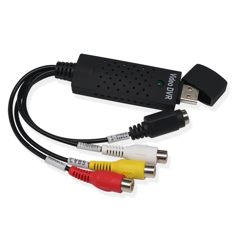 1 piece USB 2.0 Easy cap Audio New Video DVD VHS Record Capture Card Converter PC Adapter