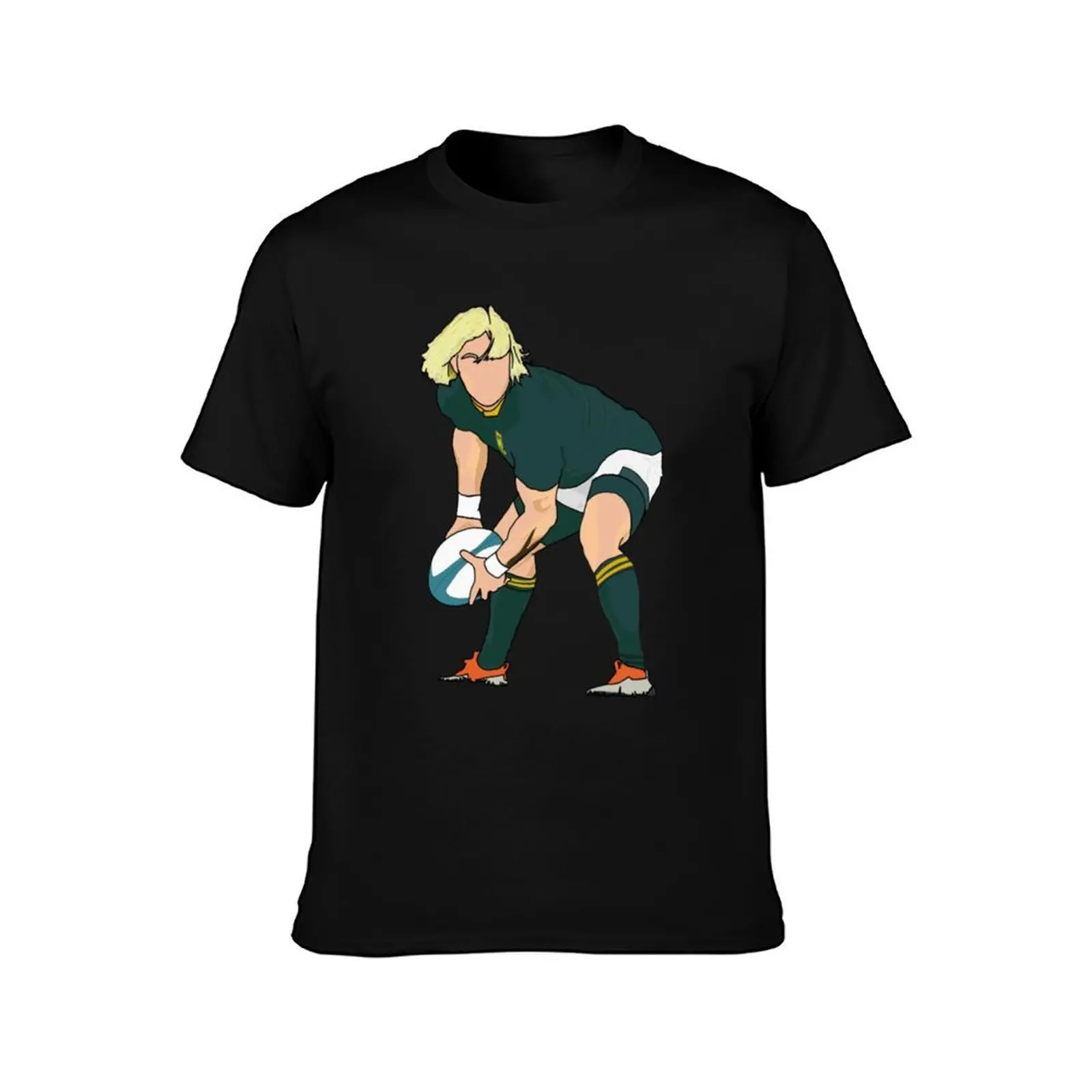 Faf de Klerk (أفريقيا الجنوبية) تي شيرت رجل تي شيرت القطن عالية الجودة تي شيرت للرجل الجرافيك تيز تي شيرت #2