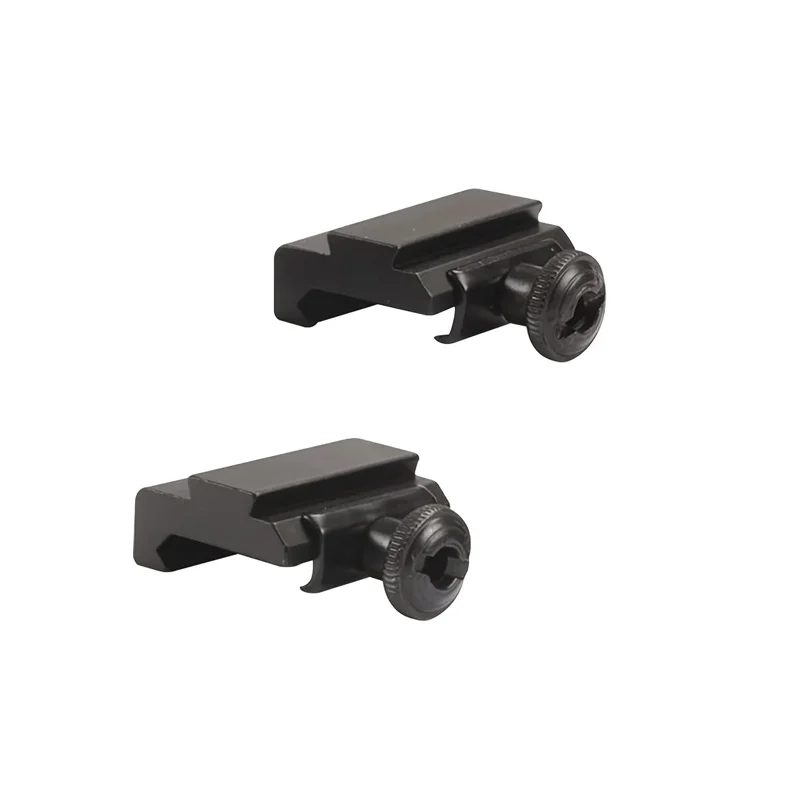 2PCS Scope Riser mount Dovetail 11mm to 20mm Picatinny Adapter Base For Hunting Optics Flashlight