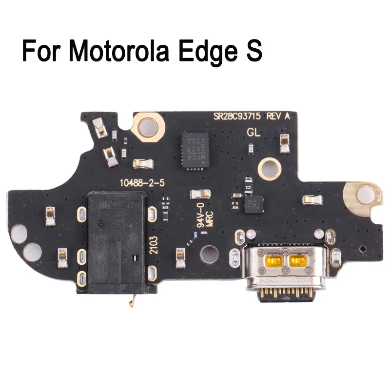 

Плата зарядного порта для Motorola Moto Edge S 6.7'' 2021, USB-док-станция для зарядки телефона, ремонт, запасная часть