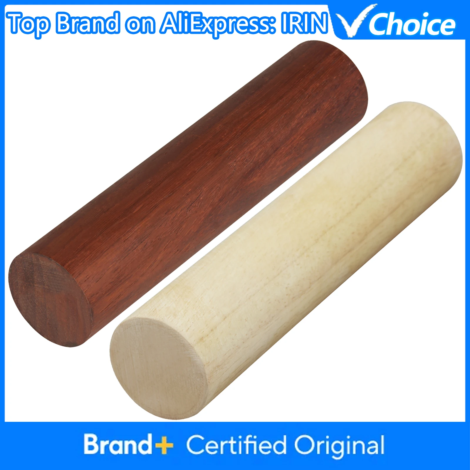 IRIN Cylinder Sand Shaker Rhythm Rosewood or Rubberwood Hand Shaker Percussion Instruments For KTV Party Kids Education As Gift