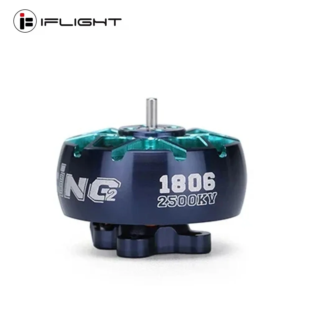 IFlight XING2 1806 2500KV 4-6S FPV Bürstenloser Motor mit 1,5mm Titanlegierungs-Achse Kompatibel mit 5-Zoll-Propeller für FPV-Drohne
