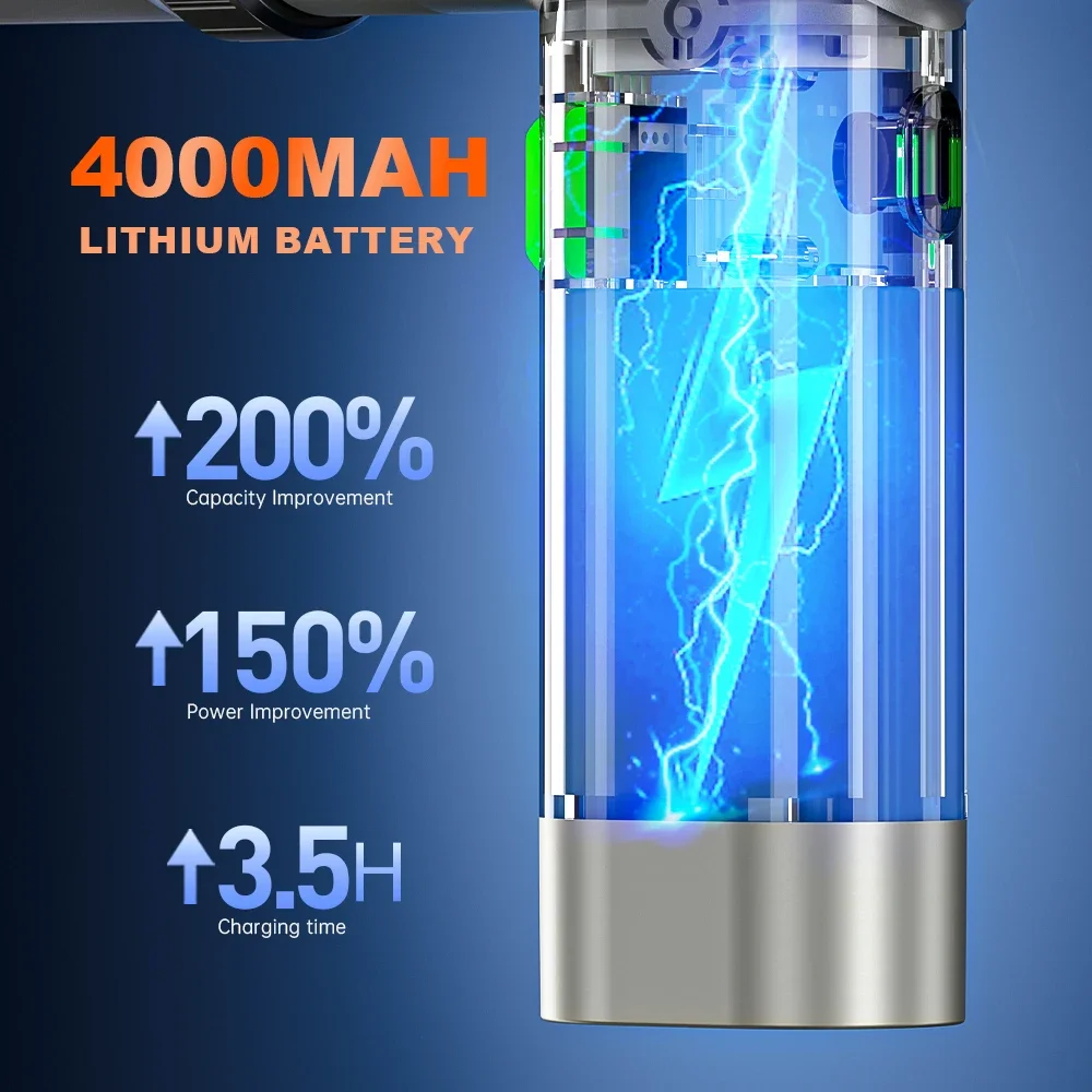 Turbofan 150000RPM Handheld Air Blower Mini Turbo Jet Fan Brushless Motor Portable Duct Blower High Powerful Car Vacuum Cleaner