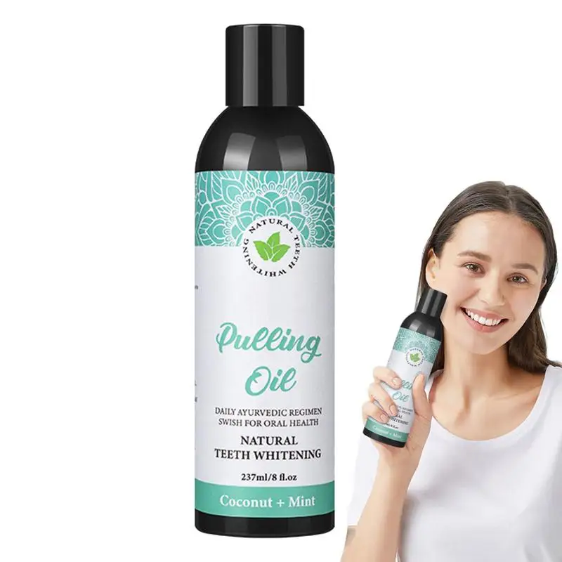 

Natural Mouthwash Oil Mouthwash Oil Pulling Gum Care Refreshing Minty Flavor Teeth Cleaning Tool For Home Travel Business Trip