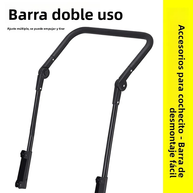 Carro de mano para campamento, cochecito de bebé, accesorios para carro de empuje, mango para carro de mano, herramienta comb...