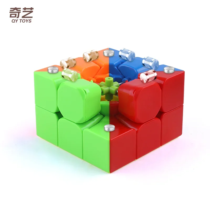 [Picube] QiYi QiMeng Plus 3x3 Würfel 9,0 CM 3x3x3 Plus Magnetwürfel Professionelles Stickless Puzzle Zauberwürfel Bildungsspielzeug