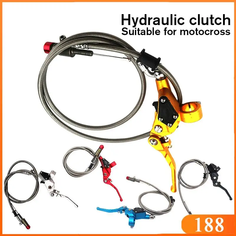 Motorcycle Hydraulic Clutch System 900mm 1200mm Aluminum For Honda For KTM Dirt Bike Motocross Performance Upgrade Accessories