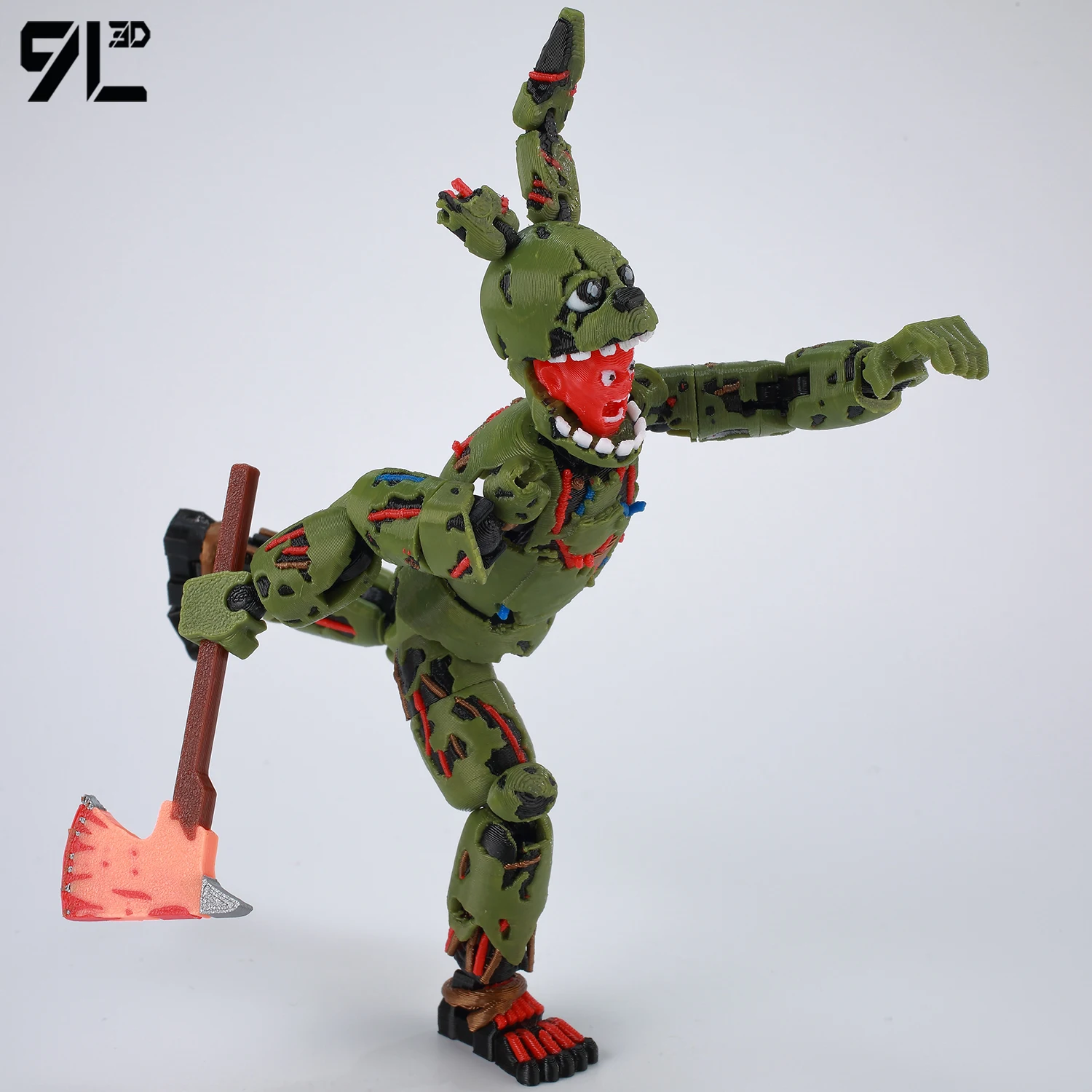 9L3D Gedrukt FNAF Freddy Fazbear's Pizza Springtrap Speelgoed Actiefiguren Anime Model Lucky13 Dummy13 Titan13 Ornamenten Geschenken