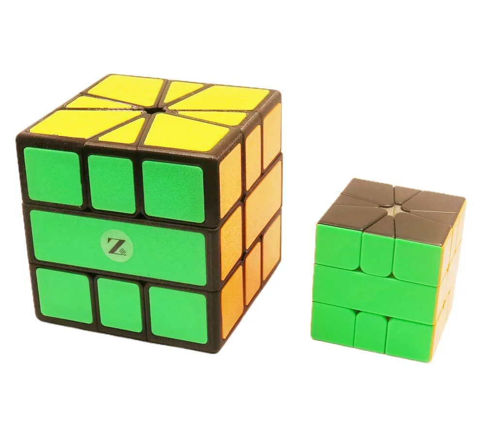 ZEPUZZLES 9cm SQ1 Cubo Forma extraña Rompecabezas Cubo sin pegatinas Rompecabezas Juguetes Regalo para niños Cubo mágico