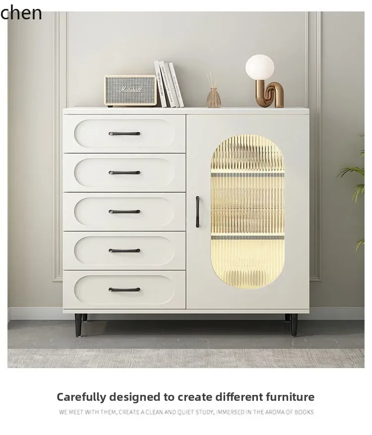 CZ drawer cabinet simple modern wall storage bedroom storage light luxury bucket cabinet chest of drawers