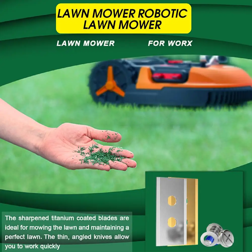 ABFI 36Pcs Replacement Blades with Plastic Washers Compatible with Mammotion Luba Yuka All Series