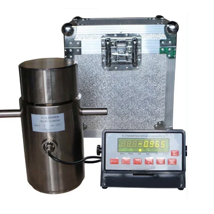 Calibrated LOAD CELL WITH INDICATOR FOR 2000KN 200TON COMPRESSION TEST MACHINE