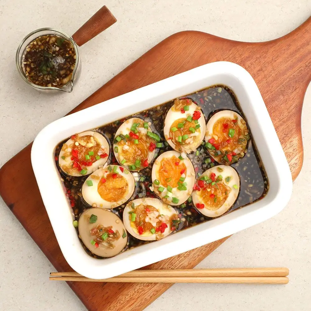 بيض تشيفيشان مع صلصة الصويا غمس ، 1 * *