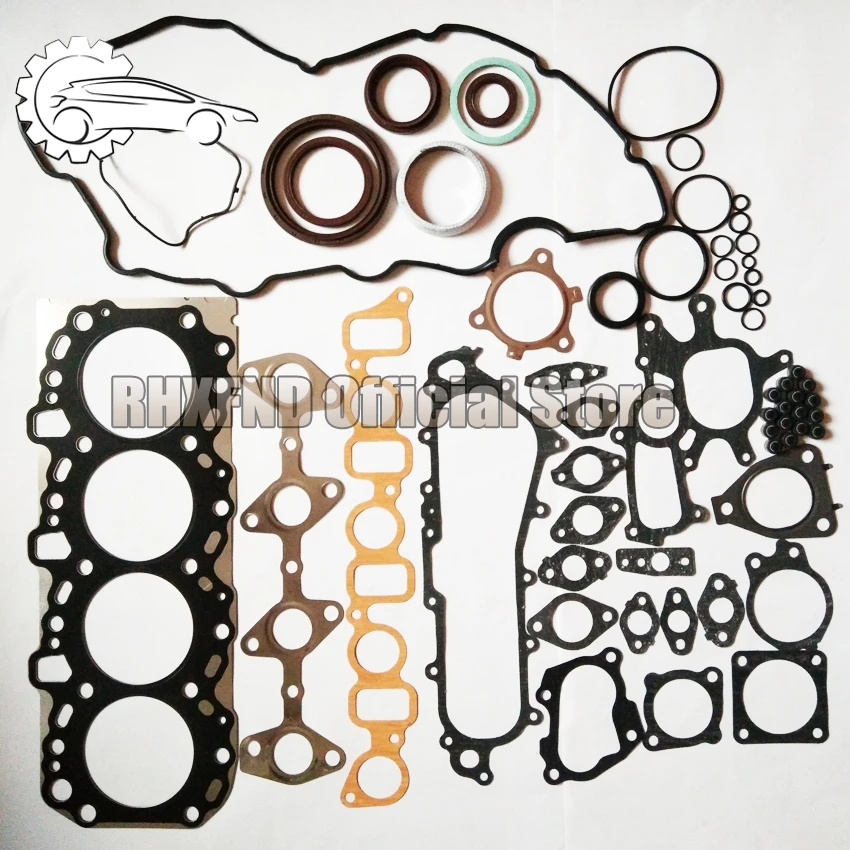 Gasket set engine rebuilding kits 1KD-FTV 1kd gasket kit 04111-30050 for Toyota Land Cruiser 90 Land Cruiser 120 Hilux 3.0tdi