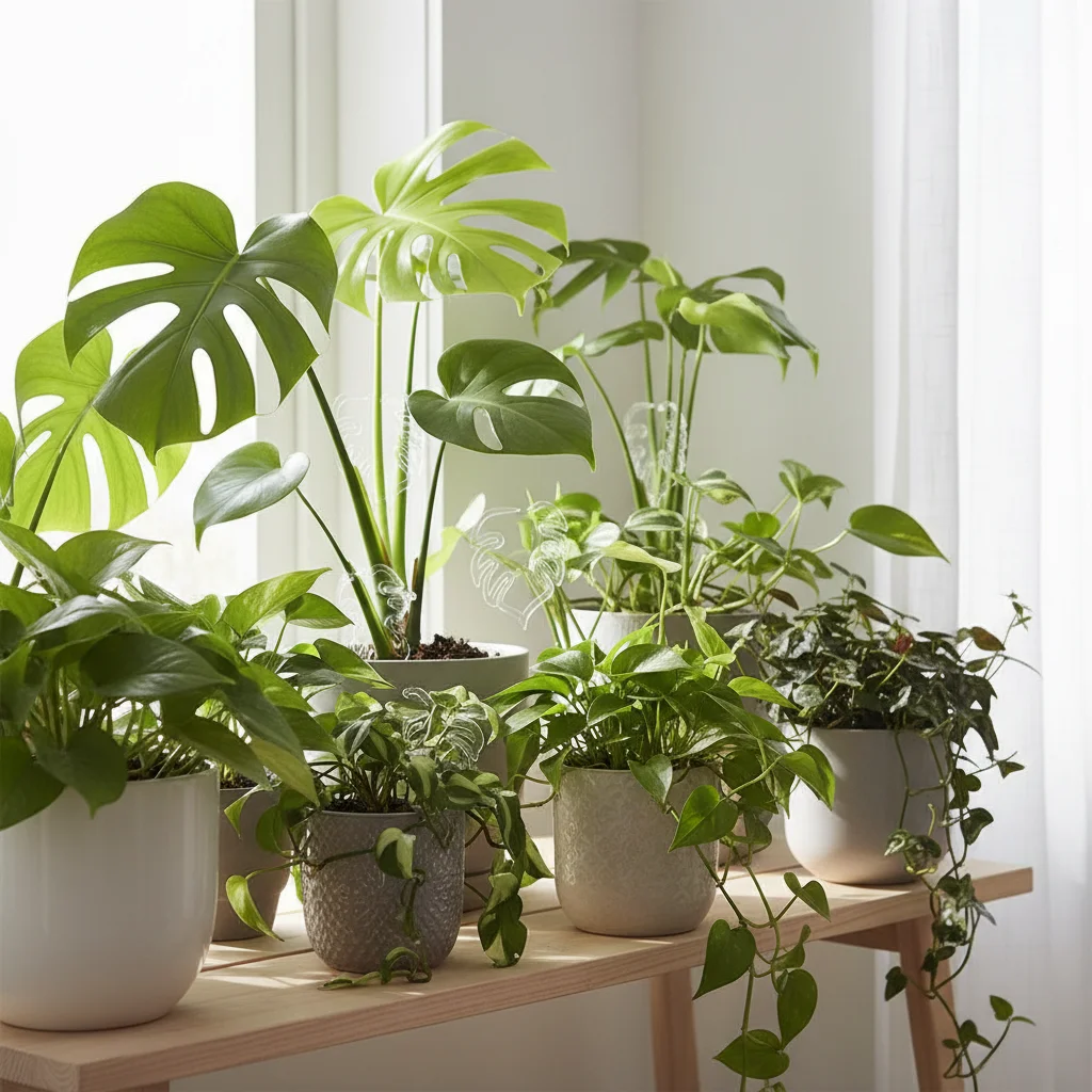 

Transparent Plastic Plant Stem Supports Durable Waterproof for Indoor Outdoor Gardening