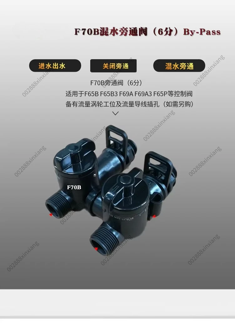 For RUNXIN F70B Bypass Valve 3/4