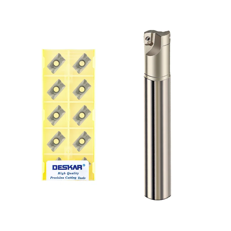 Imagem -04 - Fresadora Cnc para Apmt1604 Inserções Ferramenta de Usinagem Fresa Facial Desbaste Ângulo Direito Bap 400r