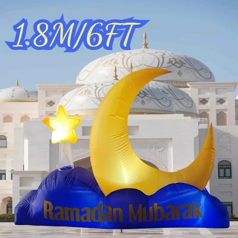 2.7M/8.85FT Inflatable Christmas Tree and Little Gingerbread Man Christmas Arch Built-in LED Lights Outdoor Holiday Party Adorn