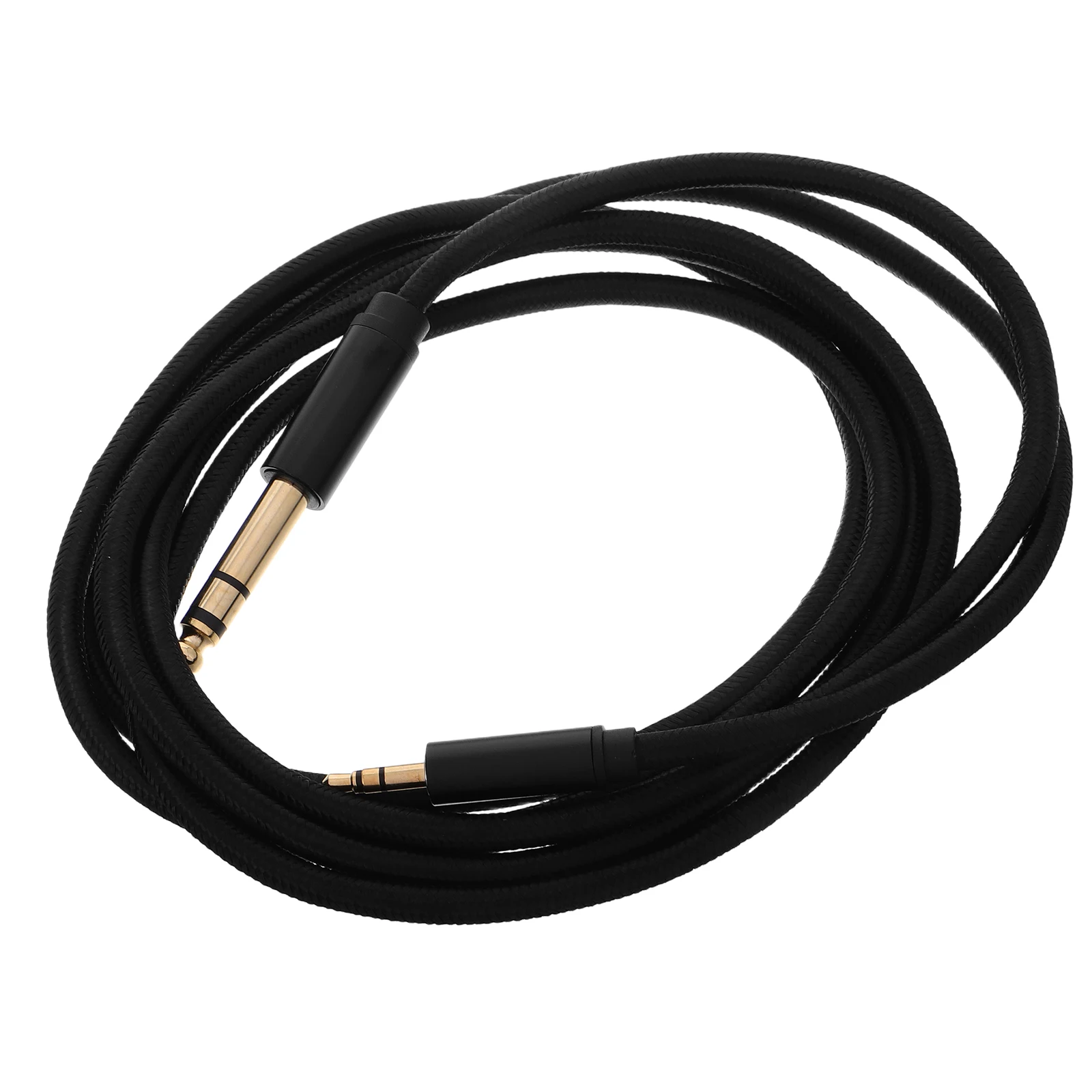 

2M 3.5mm to 6.5mm Male Audio Cable for Headphone Amplifier Speaker Mixer Electric Piano Guitar Pedal Board Patch Cord Connector