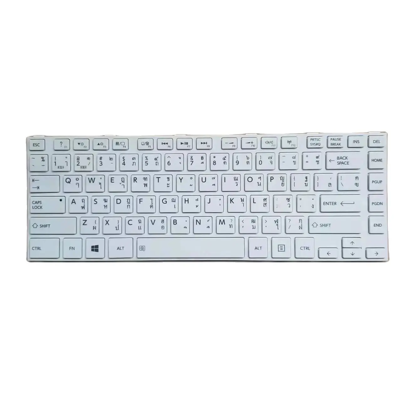 New TI Thai Keyboard For Toshiba Satellite C40 C40-A C40d-A  C45-A  C45d-A  C45t-A  C45dt-A White