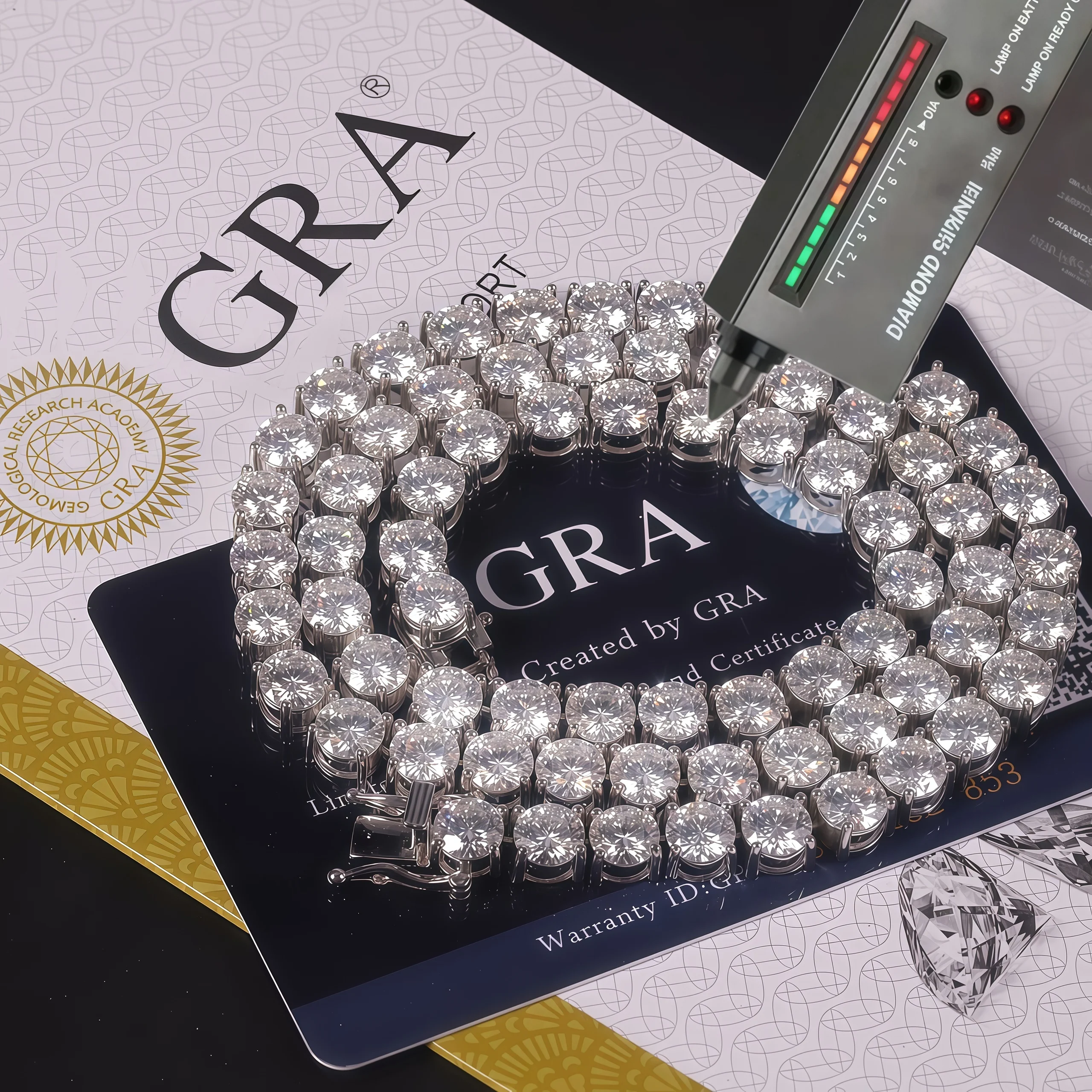 Thumbnail 2 - #33 Trending Moissanite Tennis Bracelets Right Now