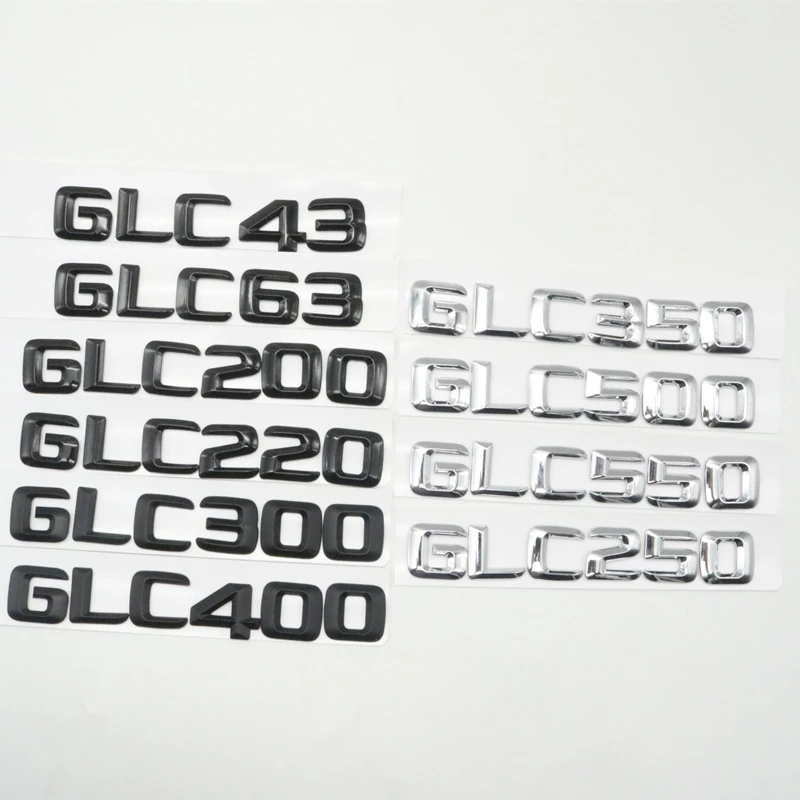 Наклейка с эмблемой для X253 GLC43 GLC63 GLC200 GLC220 GLC250 GLC300 GLC350 GLC500 GLC550, 3 цвета Наклейка с эмблемой для X253 GLC43 GLC63 GLC200 GLC220 GLC250 GLC300 GLC350 GLC500 GLC550, 3 цвета