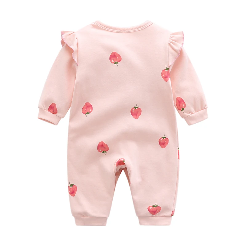 Full Moon Princess Clothes Autumn Thin Baby Girl Onesies Baby Harness 0-1 Years Old Newborn Fashionable Cotton Romper Suit