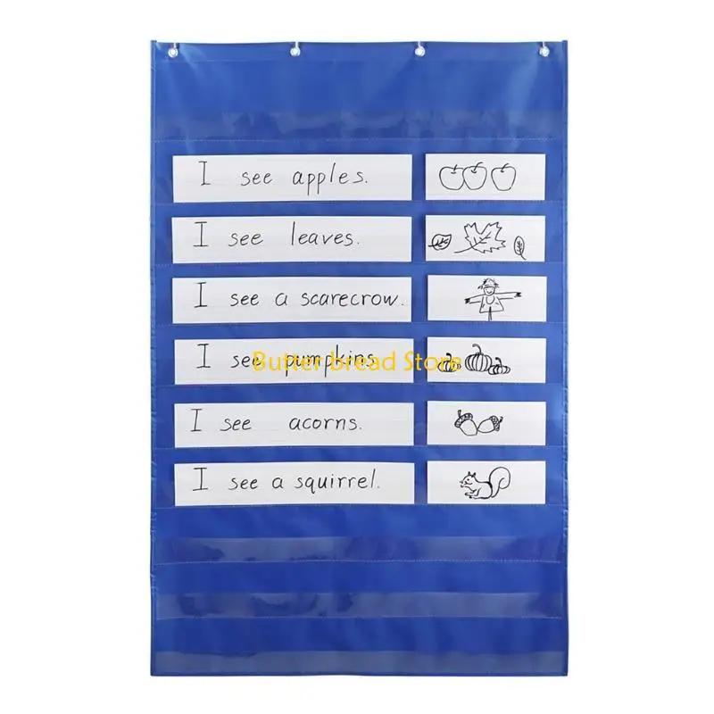 w89c-learning-pocket-chart-sentence-strips-holder-teaching-hanging-bag-with-hook