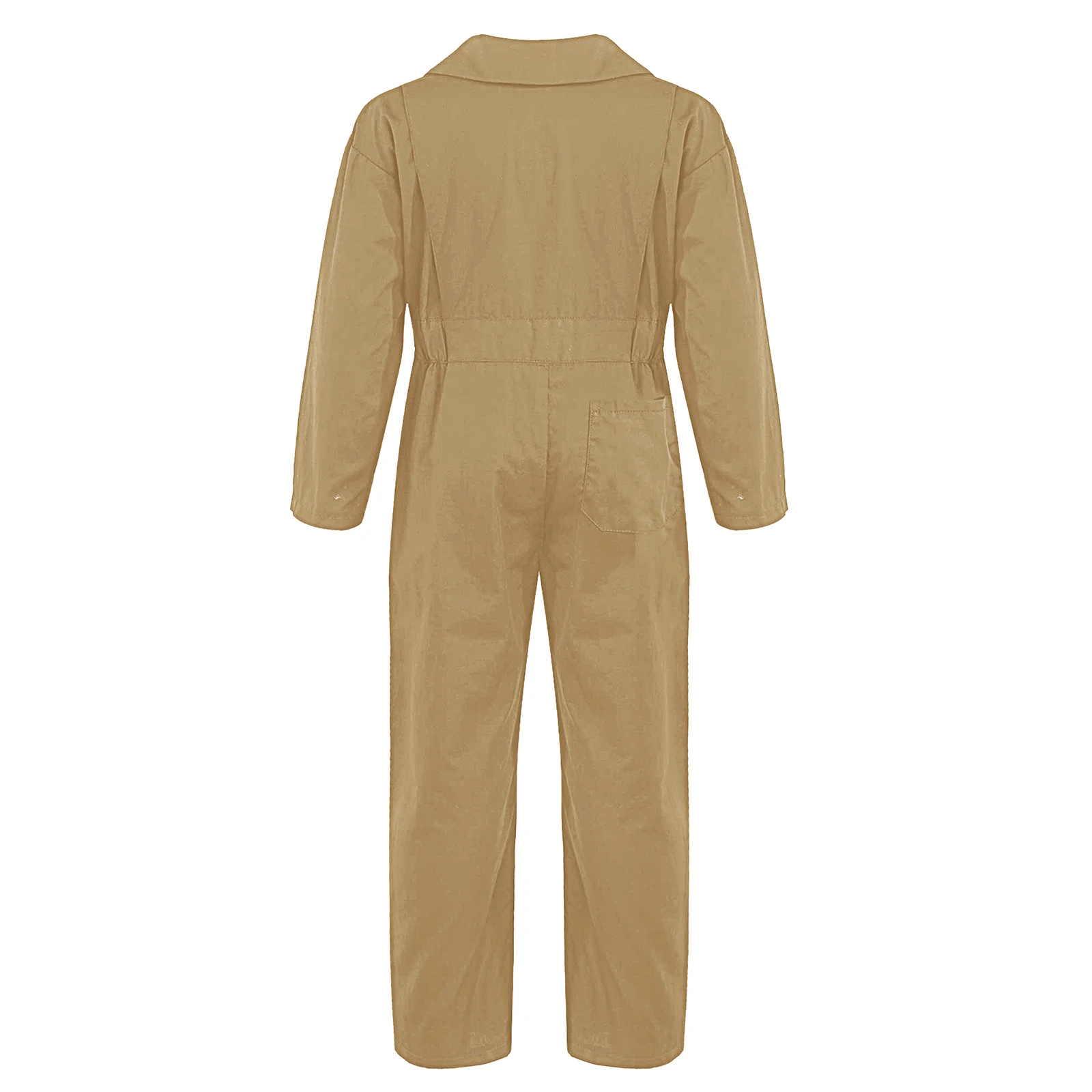 Kids Boys Long Sleeve Coverall Mechanic Boiler Suit Flight Suit Flightsuit Zipper Jumpsuit Christmas Halloween Cosplay Costumes