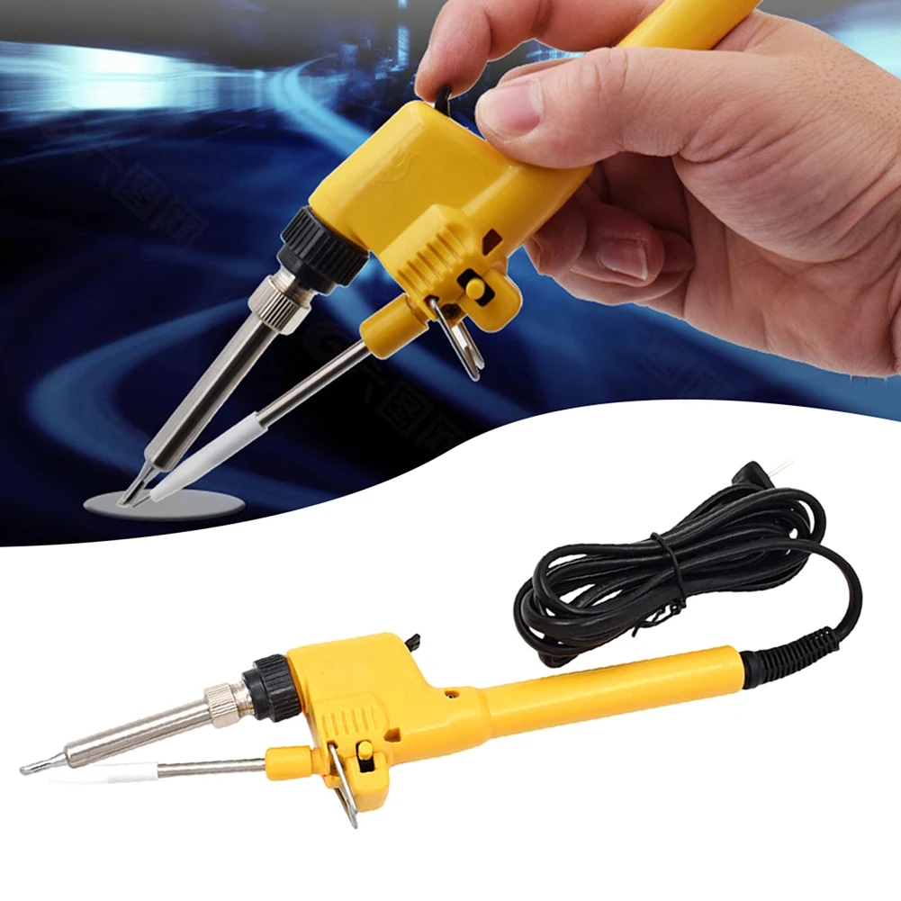 

12V Volt DC 60W Electric Solder Soldering Iron For Car With Car Clip Power Socket Ceramic Heating Core Heat Insulated Silicone