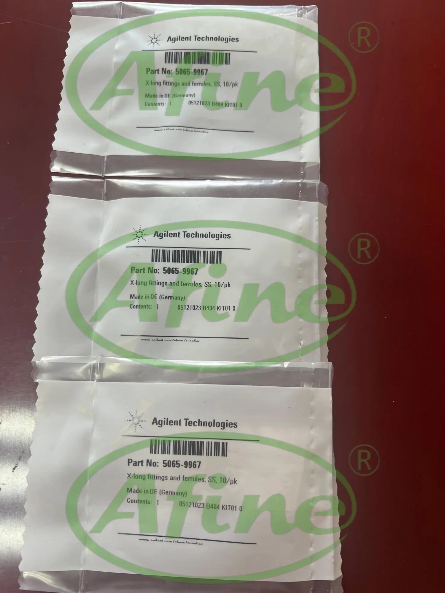 

AFINE Agilent Fittings for HPLC 5065-9967,SX Stainless Steel Couplings, 10/pack, ID 1.6 mm, Sealing Washer