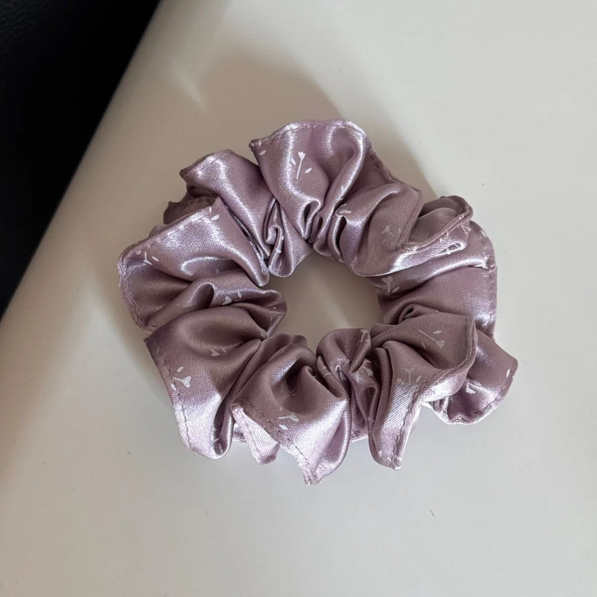 Headband Satin Small Floral Print High Crown No Slip Face Washing Women Daily Office Travel Autumn Winter Premium Hair Accessory
