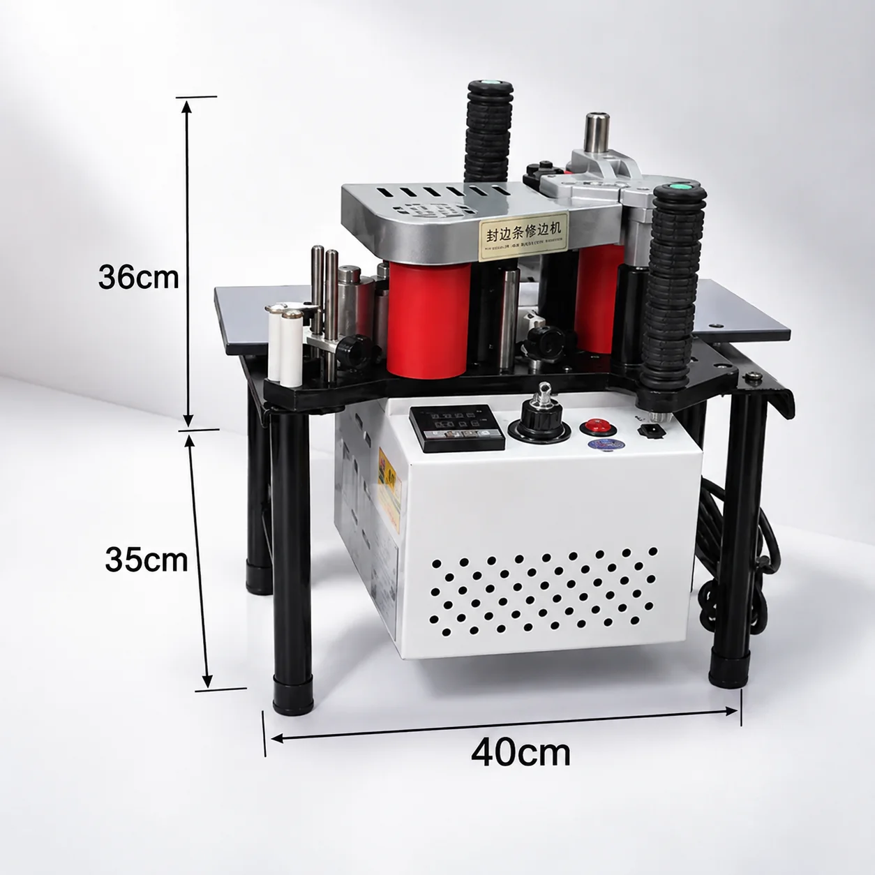 Manual Double‑Sided Gluing Edge Bander Portable Woodworking Tool for Furniture Panel Edge Sealing & Banding