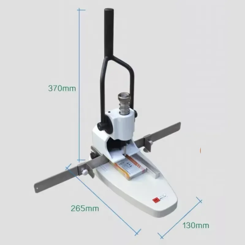 Heavy Duty Manual Hole Punch - 30mm Capacity for Paper, Photo Albums, Tags - Single Hole Puncher for Crafts & Office Use
