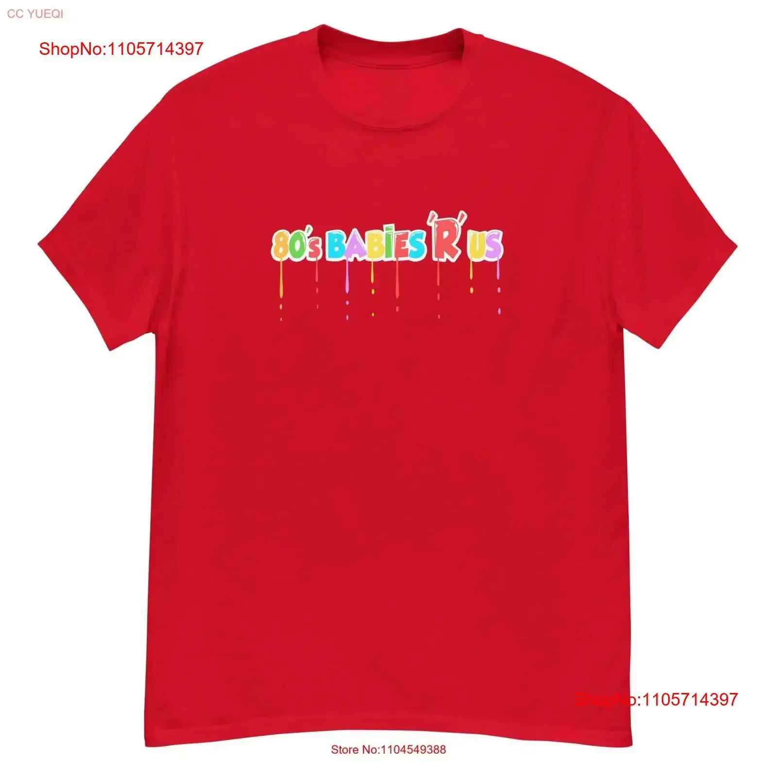 80s Babies 'R' US shirt Throwback Nostalgic T 80's Baby apparel vintage Washed fashion Top For Everyday Wear streetwear homme