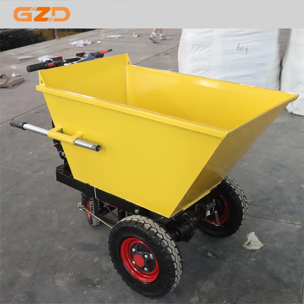 High Quality Mini Electric Dumper Wheel Loader Wholesale Farm Push Loading Platform Trolley Mini Dumper