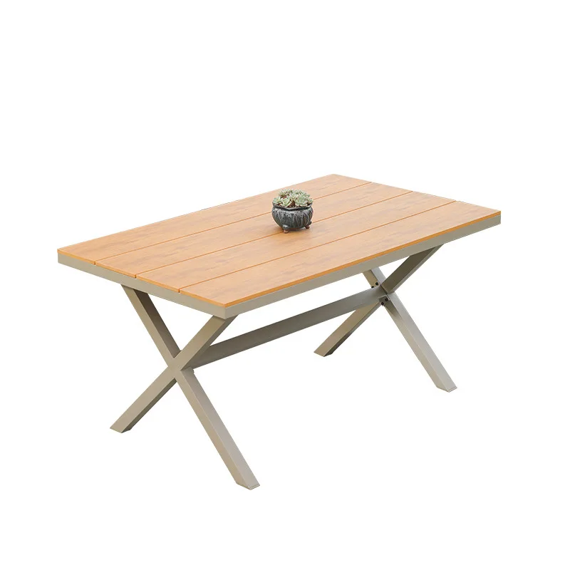 

Nordic outdoor tables and chairs, courtyard garden, casual outdoor dining table